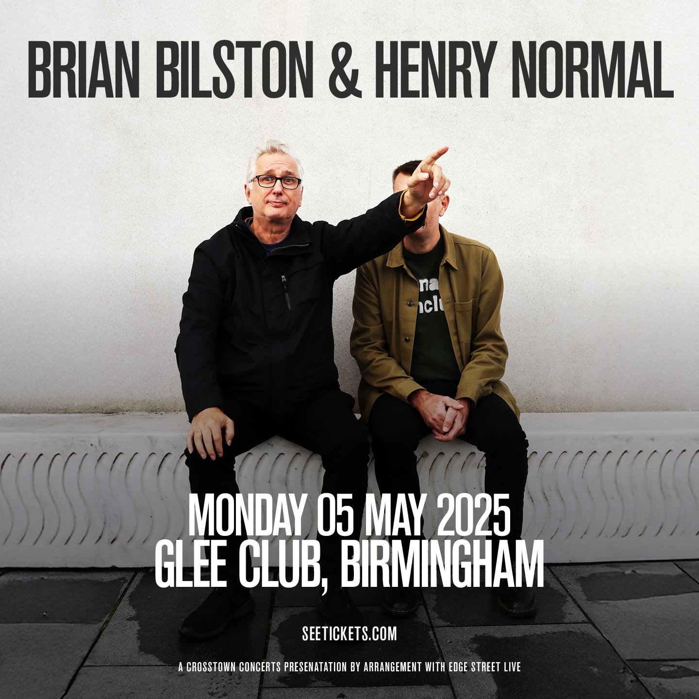 Brian Bilston & Henry Normal - live talk at The Glee Club Birmingham