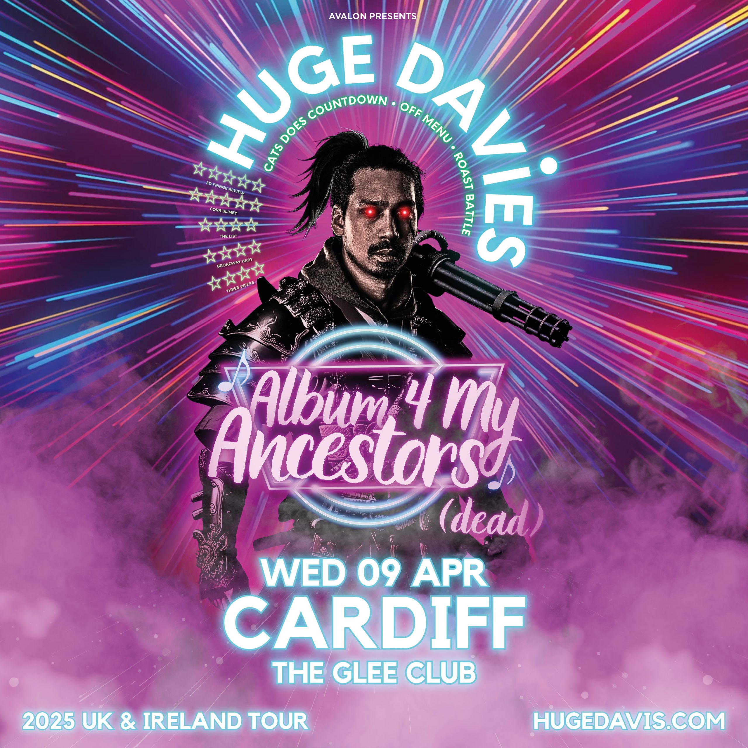 Huge Davies - live comedy at The Glee Club Cardiff