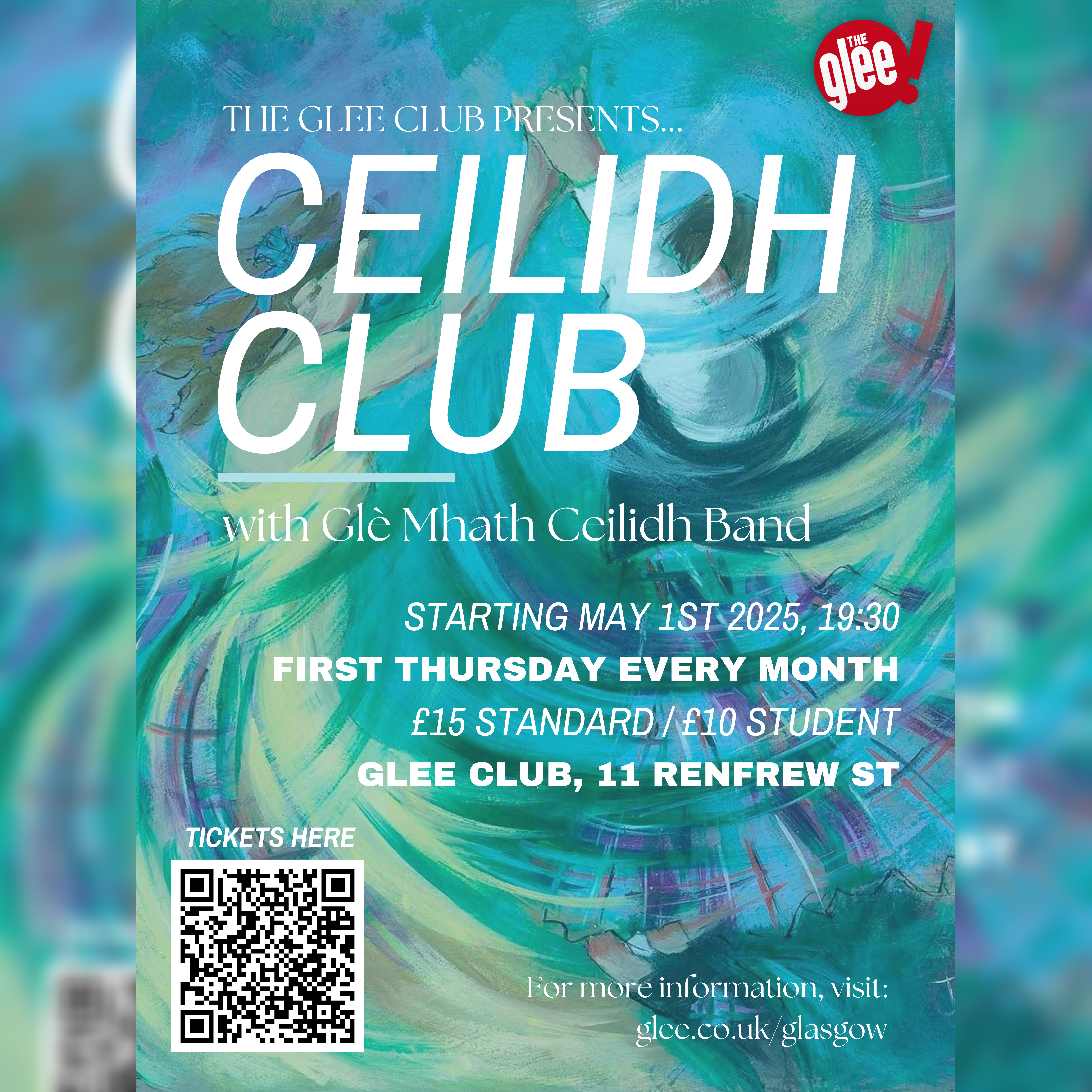 Ceilidh Club - live music at The Glee Club Glasgow