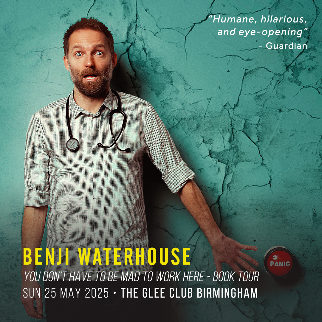 Benji Waterhouse - live comedy at The Glee Club Birmingham