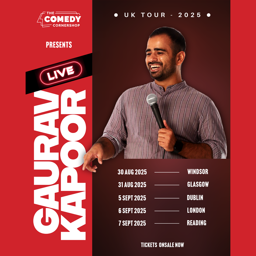 Gaurav Kapoor - live comedy at The Glee Club Glasgow