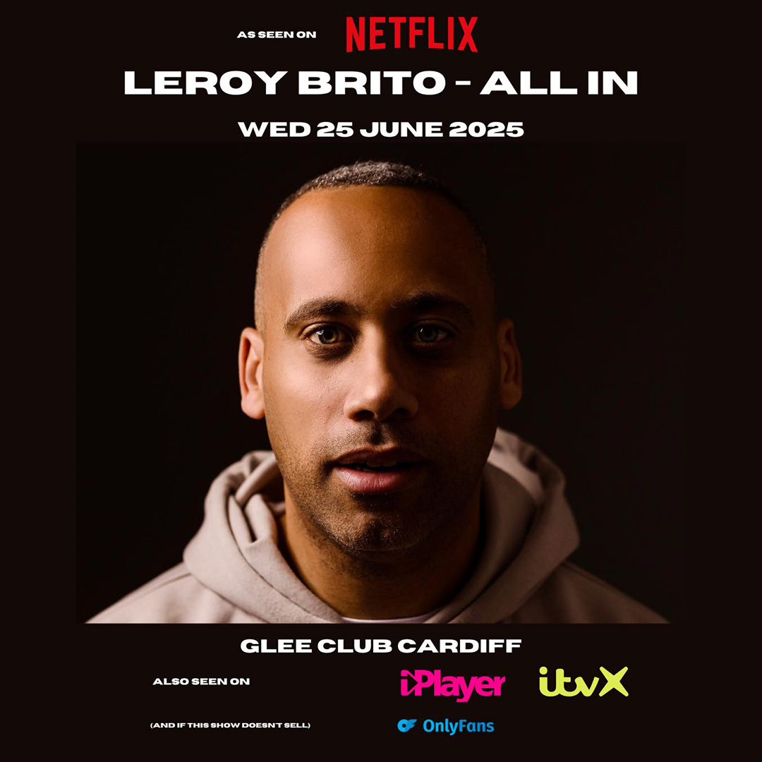 Leroy Brito - live comedy at The Glee Club Cardiff