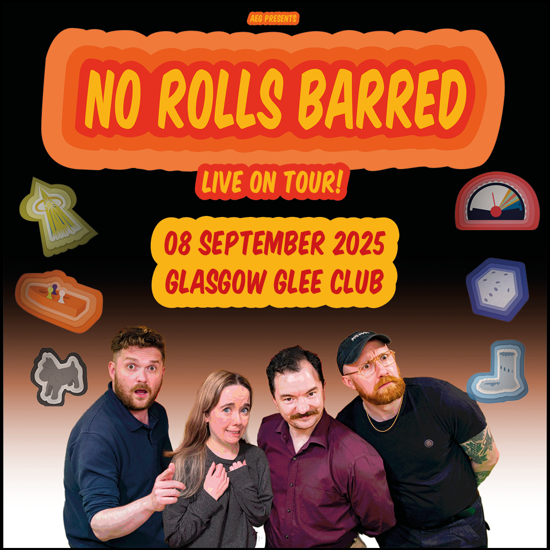 No Rolls Barred - live comedy at The Glee Club Glasgow