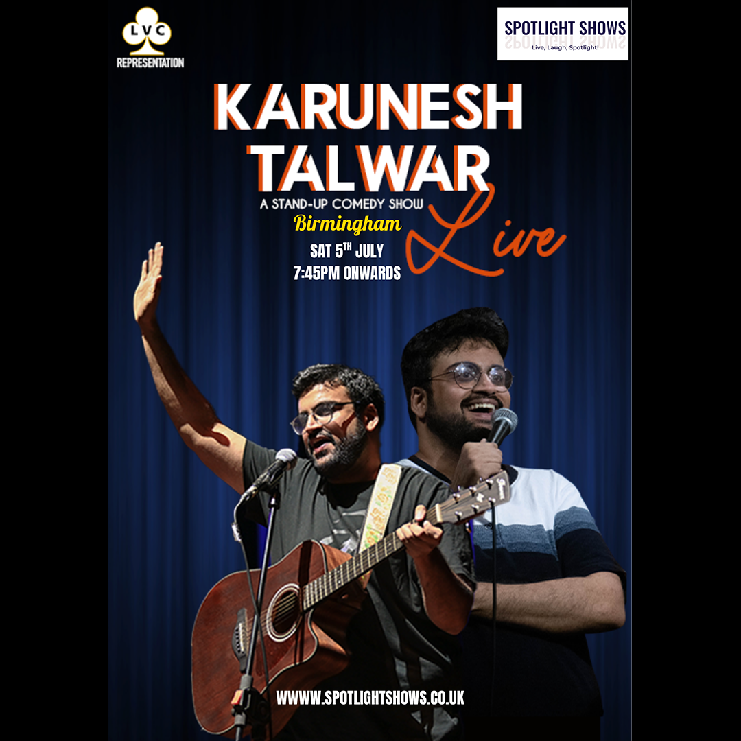 Karunesh Talwar - live comedy at The Glee Club Birmingham