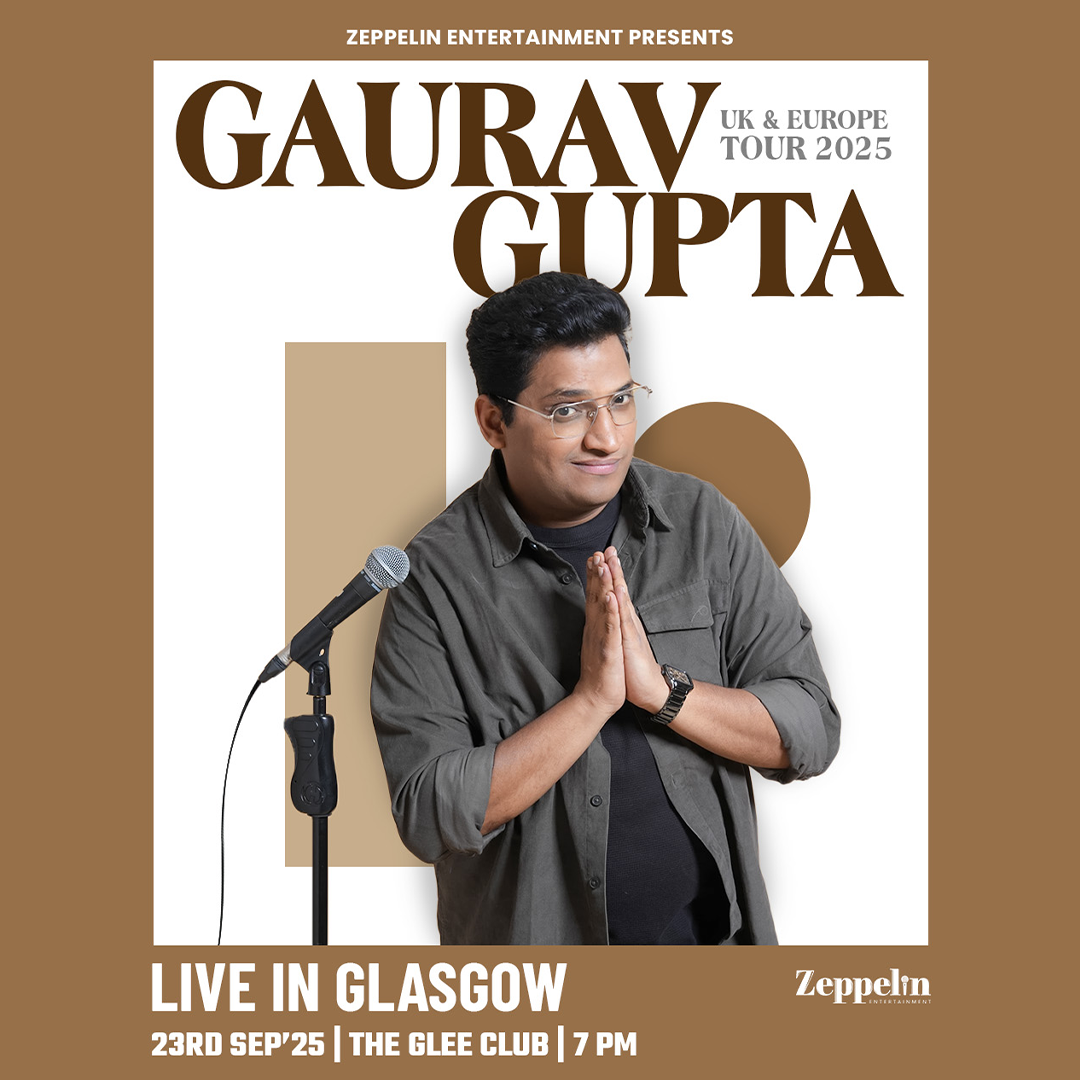 Gaurav Gupta - live comedy at The Glee Club Glasgow