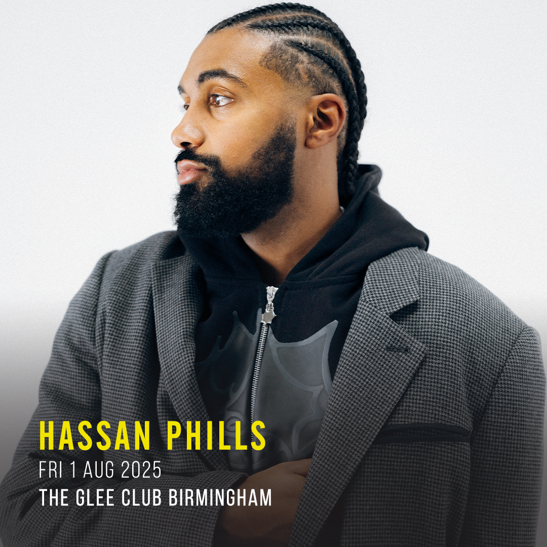 Hassan Phills - live comedy at The Glee Club Birmingham
