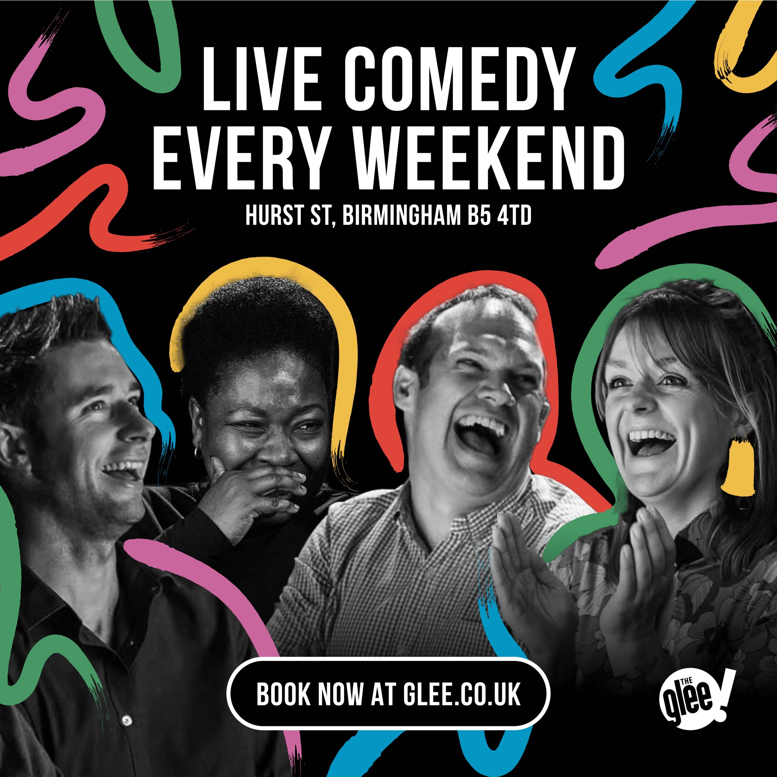 Live Comedy Every Weekend at The Glee Club Birmingham