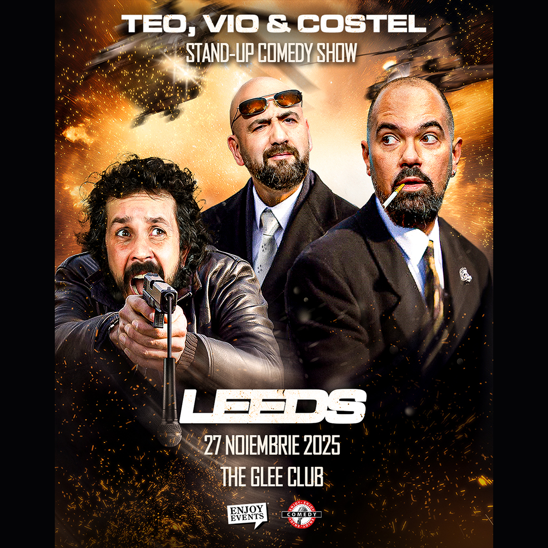 Teo, Vio & Costel - live comedy at The Glee Club Leeds