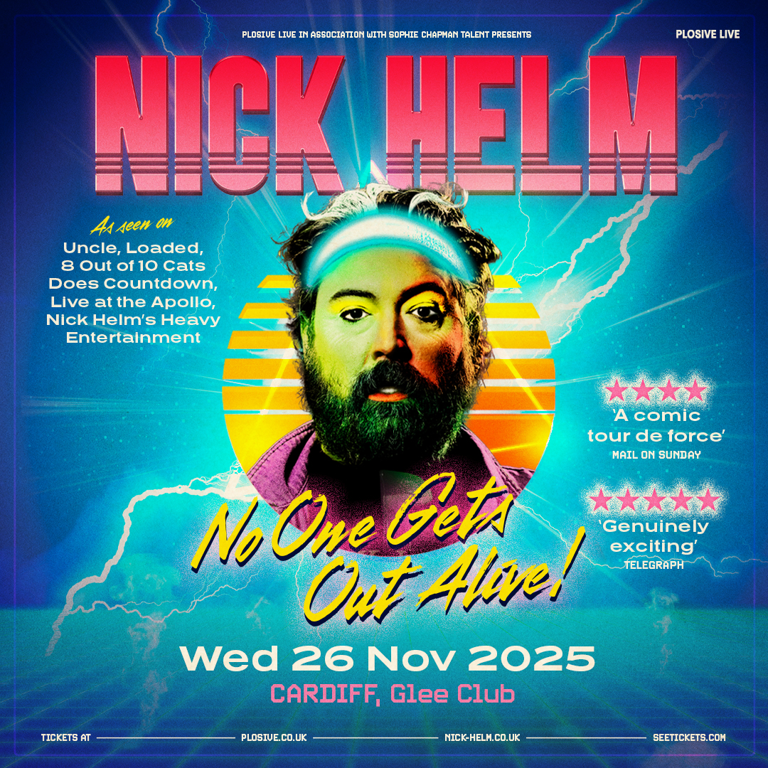 Nick Helm - live comedy at The Glee Club Cardiff