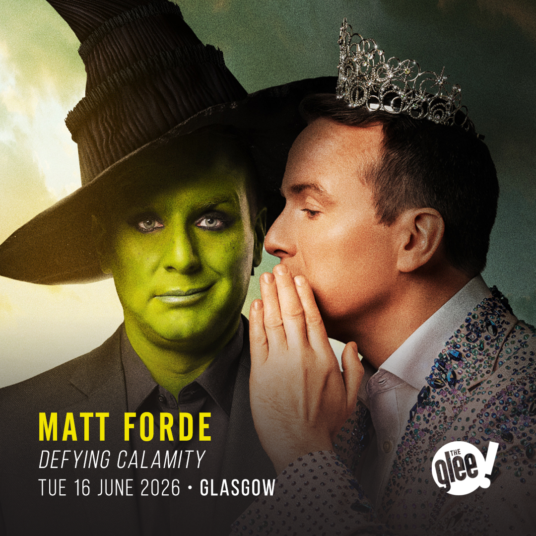 Matt Forde - live comedy at The Glee Club Glasgow