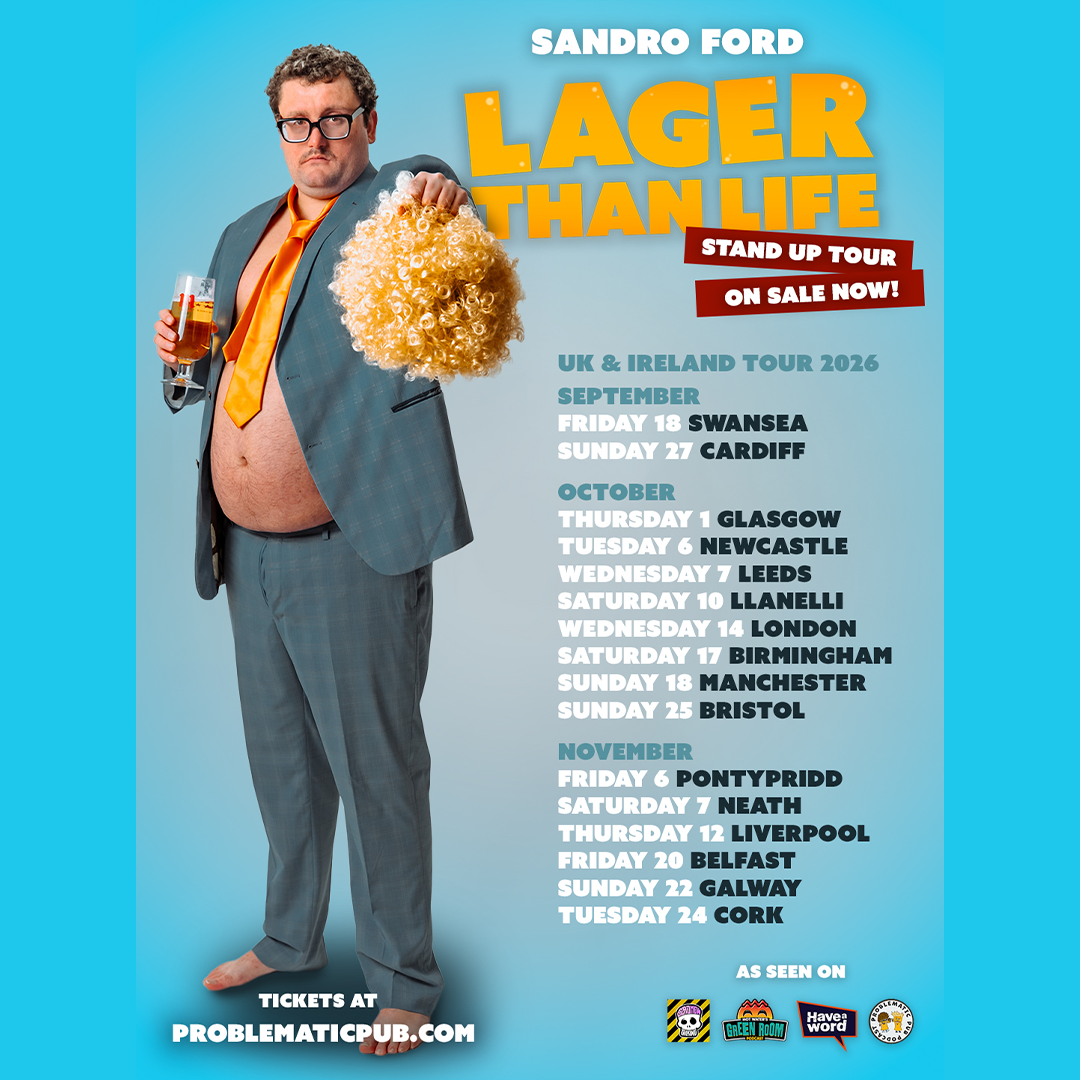 Sandro Ford - live comedy at The Glee Club Oxford