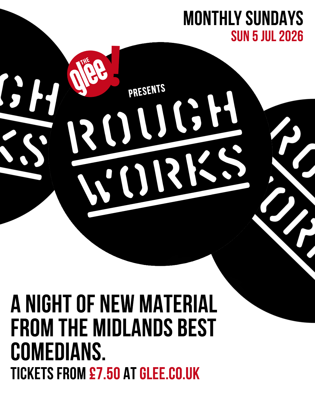 Rough Works - New Material Live Comedy at The Glee Birmingham - July 2026