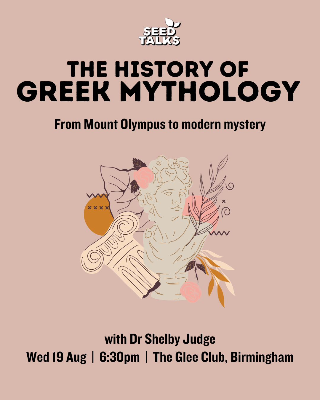 Seed Talks - The History of Greek Mythology - live at Birmingham Glee