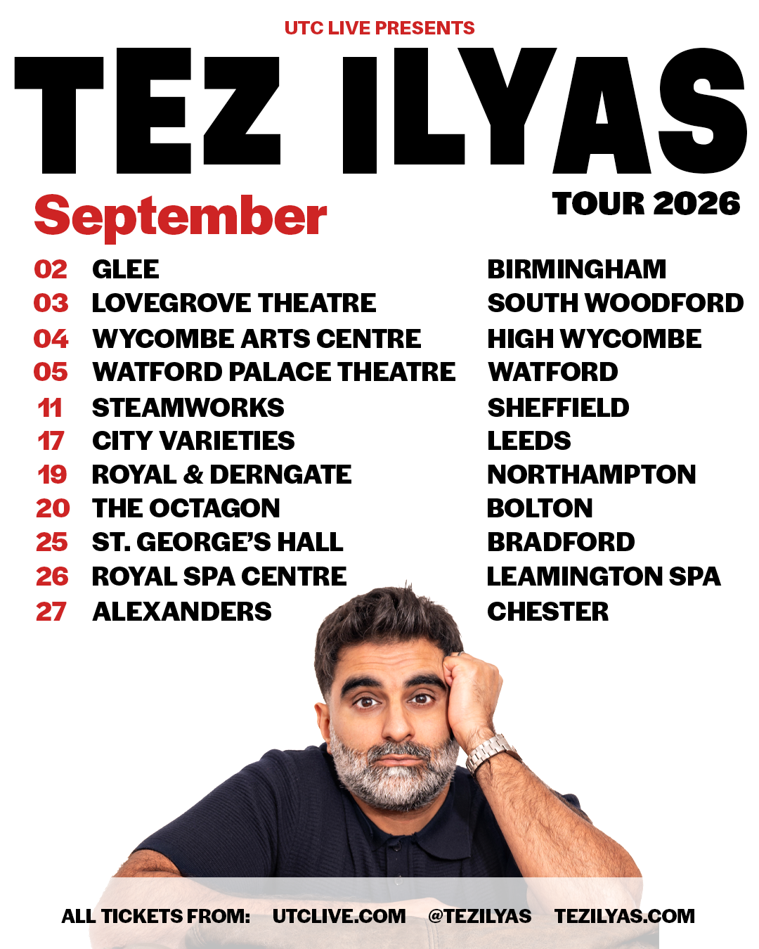 Tez Ilyas - live comedy at The Glee Club Birmingham