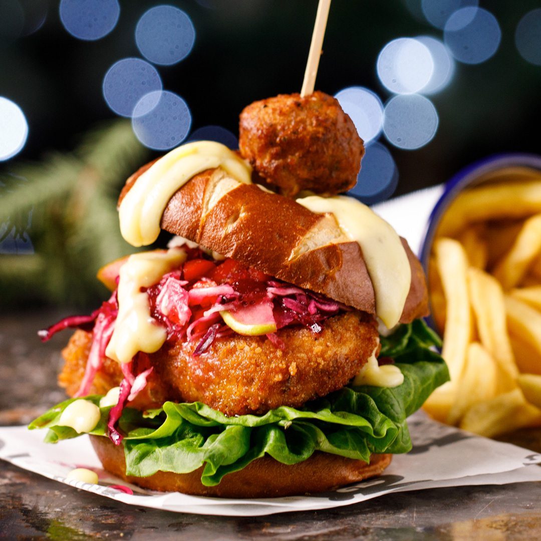 Turkey Schnitzel Burger